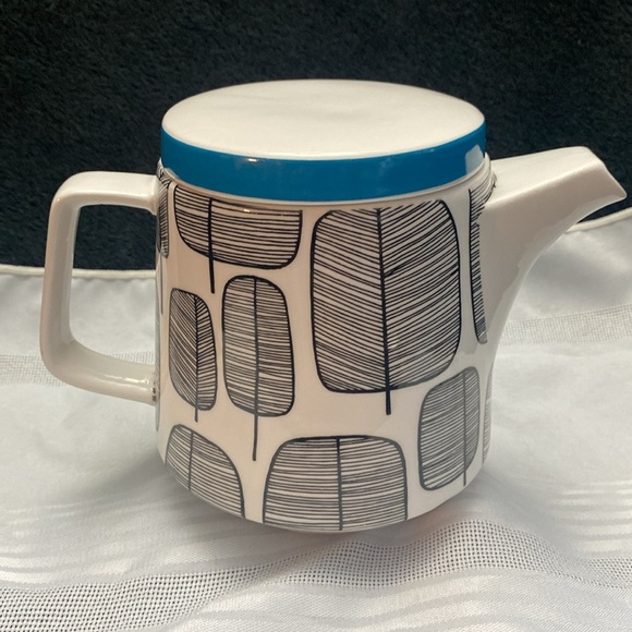 John Lewis  'Little Trees' Teapot Mid Century Retro Style made by Stokes - Picture 5 of 16